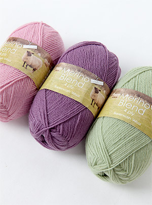 メリノブレンド(Merino Blend)(1ボール/50g) スーパーウォッシュ ウール 100%