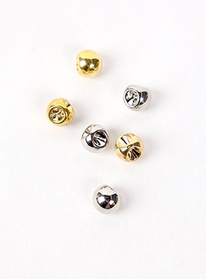 【金属ボタン】メタルビーンボタン（12mm）