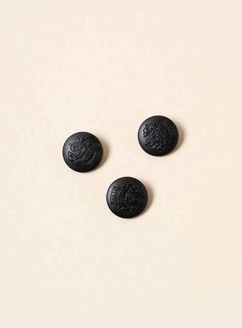 【基本ボタン】ブラックスコティボタン（21mm）