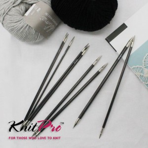 [KnitPro]ニットプロカーボンズ（Karbonz）手袋針20cm（1.0/1.25/1.5/1.75/2.0/5.5）
