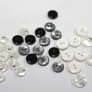[パールボタン]キュービックドングルボタン（11mm、13mm、15mm）