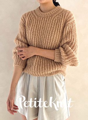 [DIY][PetiteKnit]サテンアルパカモヘアセプテンバースエーター