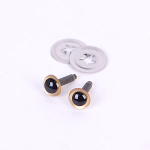 [人形副資材]輸入クリスタル子供（ワッシャー目）（6mm、7.5mm）