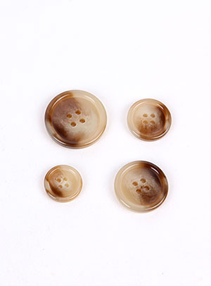 【角ボタン】ラテボタン（15mm/18mm/21mm/25mm）