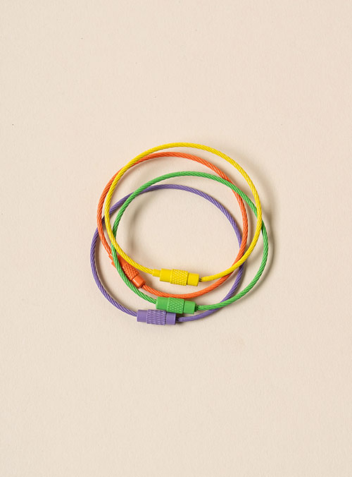 [金属部品]ワイヤーキーリング