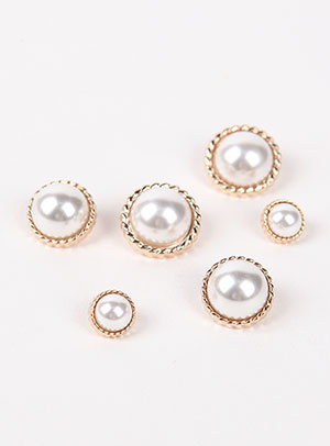 [パールボタン]トビーボタン（11mm、15mm、18mm、21mm）
