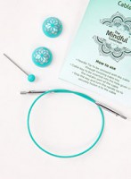 [KnitPro]ニットプロマインドプール回転型プレハブ針用ケーブル（Swivel Cable）