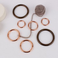 [バッグ部品]リング（プラスチックコーティング）