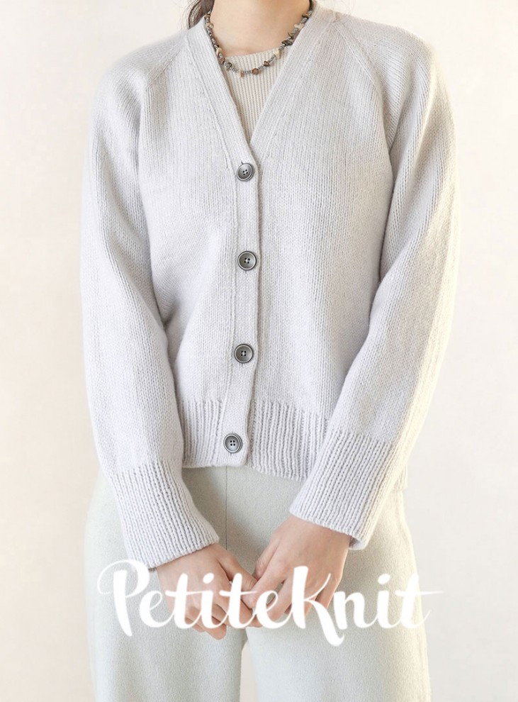 [PetiteKnit]クレムカシウルシャンパンカーディガン