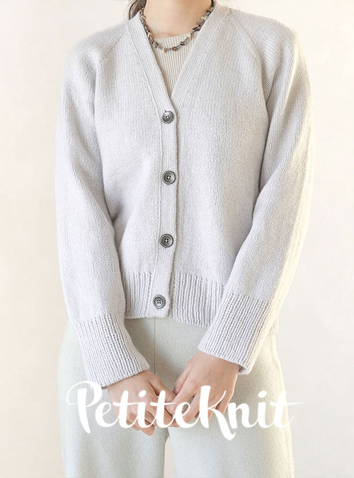 [PetiteKnit]クレムカシウルシャンパンカーディガン