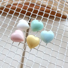 【キャラクターボタン】 パステルハートボタン（13mm）