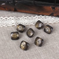 [金属ボタン]バタフライシナモンキャンディ（9mm）