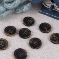 [基本ボタン] ブラックアンティークボタン(20mm)