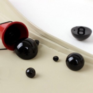 [人形副資材] 人形ボタン目 (5mm,6mm,8mm,10mm,12mm,15mm,18mm,21mm)