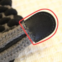 [バッグ部品]ジッパー仕上げ革