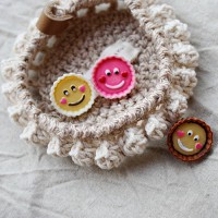 【キャラクターボタン】スマイルボトルキャップボタン（20mm）