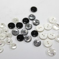 【パールボタン】キュービックドングルボタン（11mm、13mm、15mm）