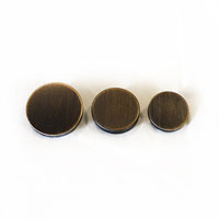 [金属ボタン] スクラッチボタン (17mm/20mm/25mm)