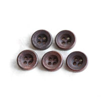 【木ボタン】ボーダーツリーボタン（12mm）