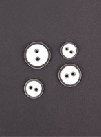 [角ボタン]チーク2口ボタン（11mm/13mm/15mm/18mm）