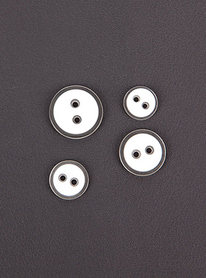 [角ボタン]チーク2口ボタン（11mm/13mm/15mm/18mm）