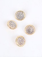 【金属ボタン】クリスタルシードボタン（17mm）