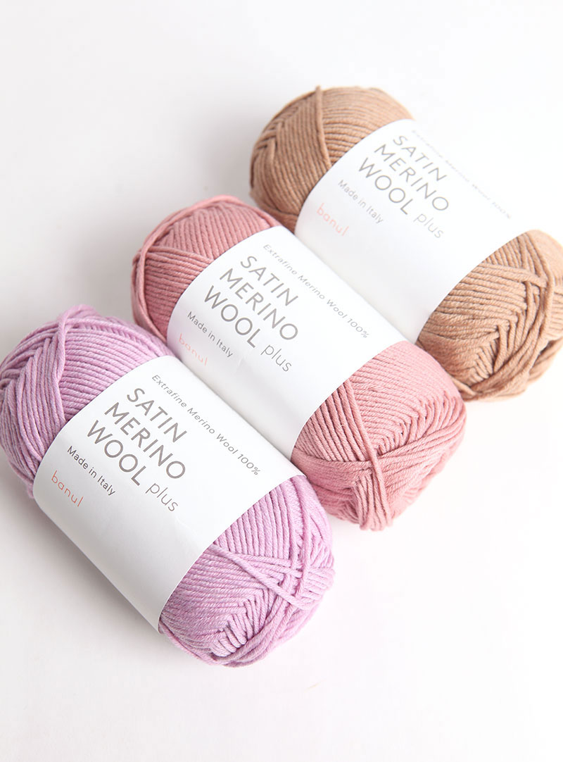 サテンメリノウールプラス(Satin Merino Wool Plus) (1ボール/100g)