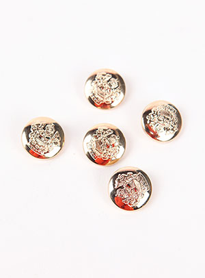 [金属ボタン] ゴールドスコティボタン(21mm)