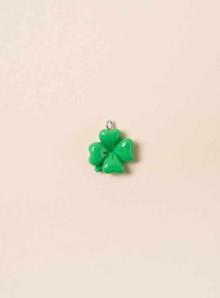 [ジッパー/ジッパーリング/真(Charm)] ミニ四つ葉クローバー