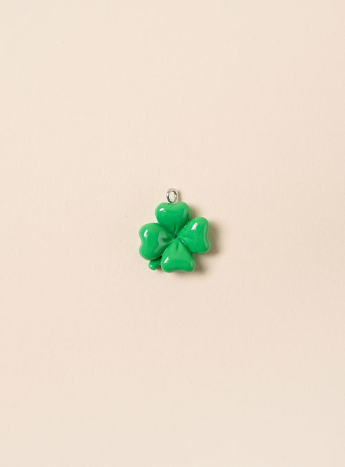 [ジッパー/ジッパーリング/真(Charm)] ミニ四つ葉クローバー