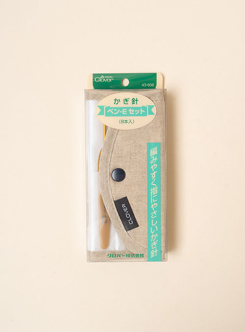 【クローバ】ペン-E モサ用かぎ針セット（8種）