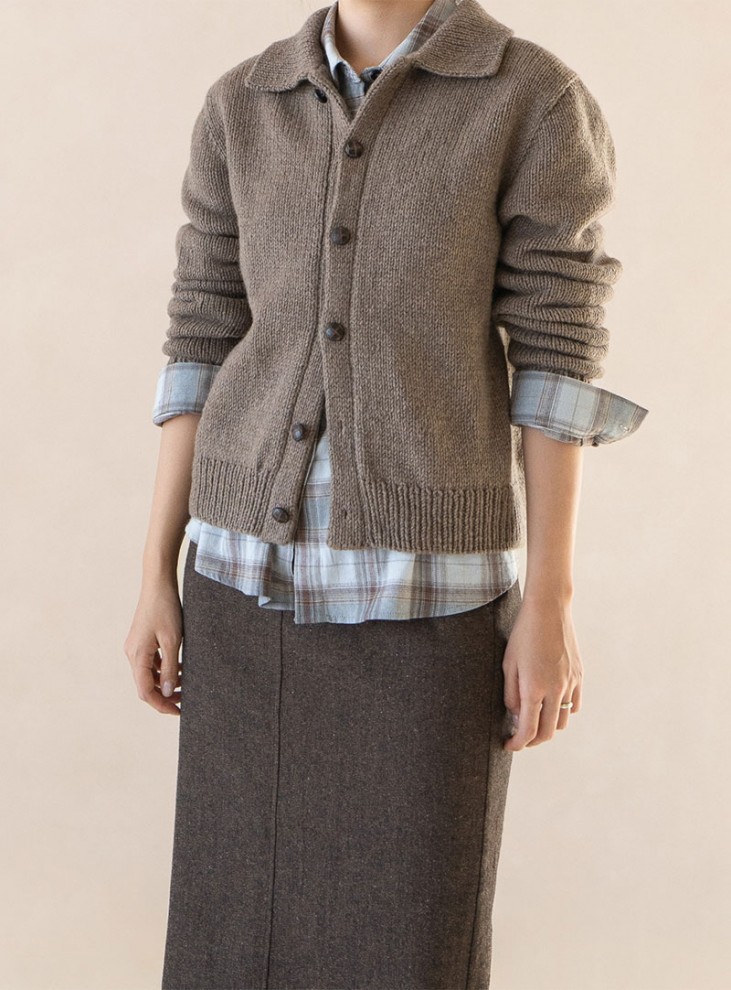 [DIY]リーガルウールローキーカーディガンチャンキーバージョン