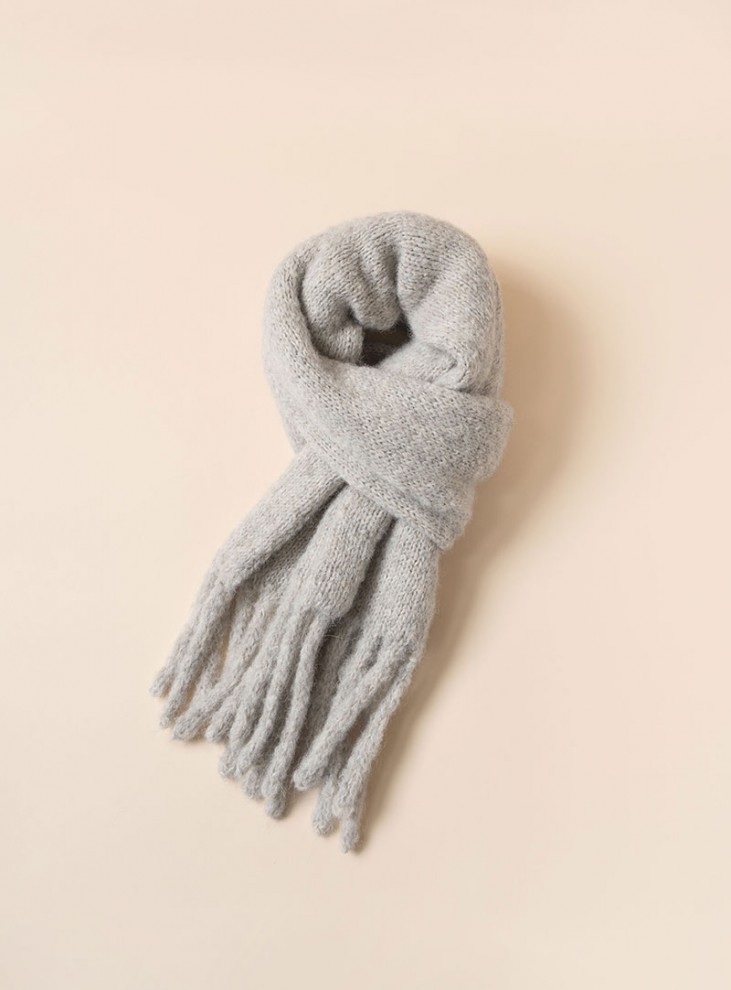 [DIY]ブラシッドアルパカペルーベルリンスカーフ（動画）