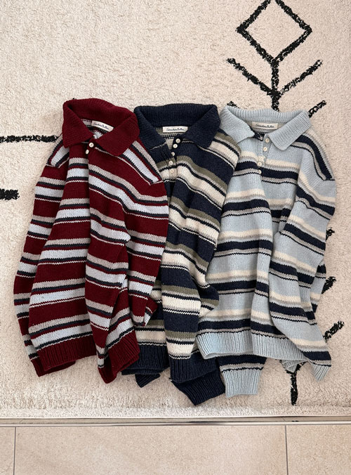 [DIY]サムウェアバターピグメントウールコープストライプニットパッケージ（コラボ）