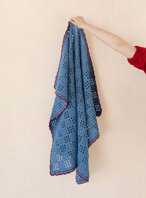 [DIY]エアリーコットン秘密の花園ブランケット（動画）