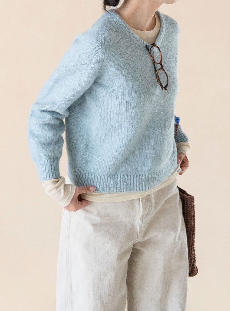 [DIY]ロバウルチューブ＆ティースプーンモヘアサドルブイネック