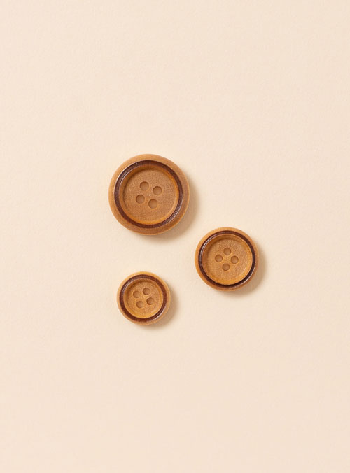 【木ボタン】ポーチボタン（15mm、18mm、23mm）