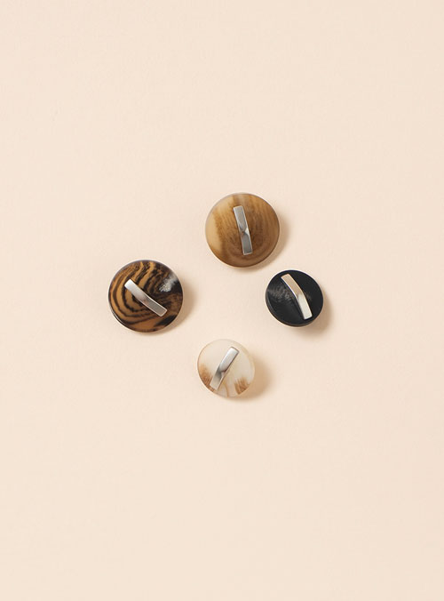 【フォーマルウェアボタン】アイリスボタン（18mm、23mm）