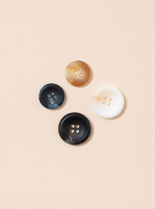 【角ボタン】ヘイズ無光ボタン（18mm、23mm）