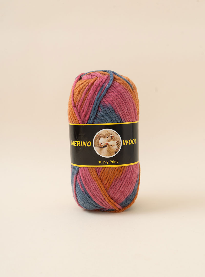 メリノール 10ply プリント(Merino Wool 10ply Print)(1ボール/100g±10g)
