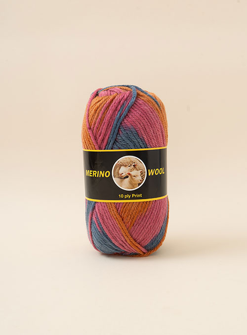 メリノール 10ply プリント(Merino Wool 10ply Print)(1ボール/100g±10g)